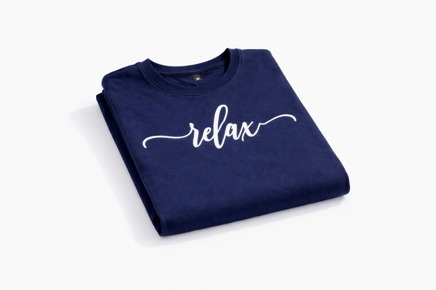 Relax Signature Shirt — Navy “Reflect”