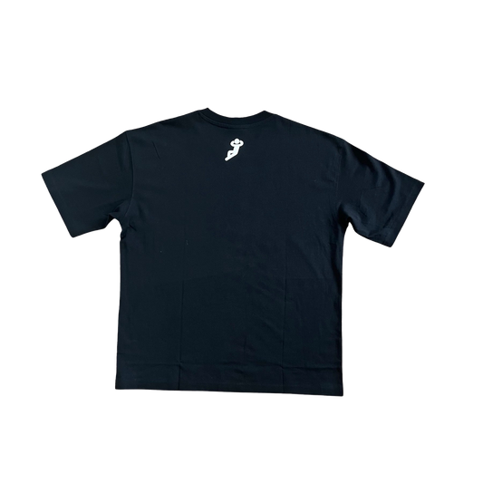 Oversized Relax Arabic Script | Black