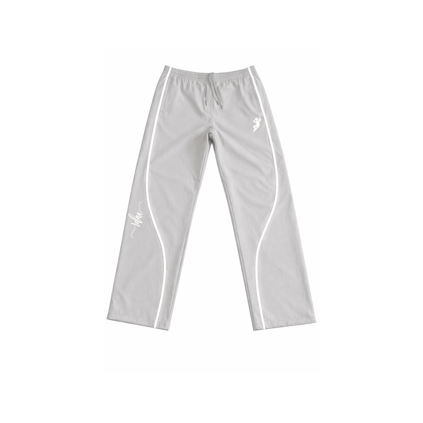Relax Signature Track Pants — Grey “Reflect”