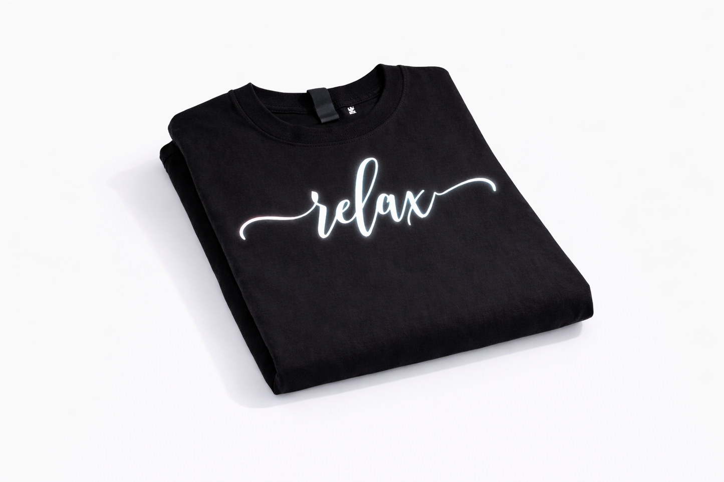 Relax Signature Shirt — Black “Reflect”
