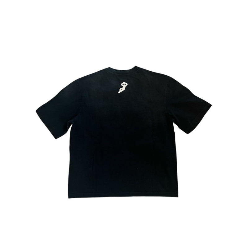 Oversized Relax Mandarin Script | Black