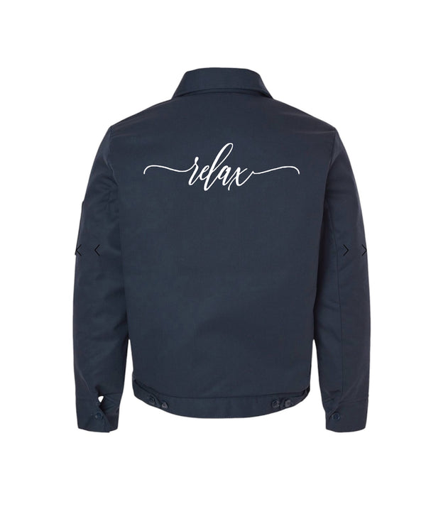 Relax Signature Jacket | Navy