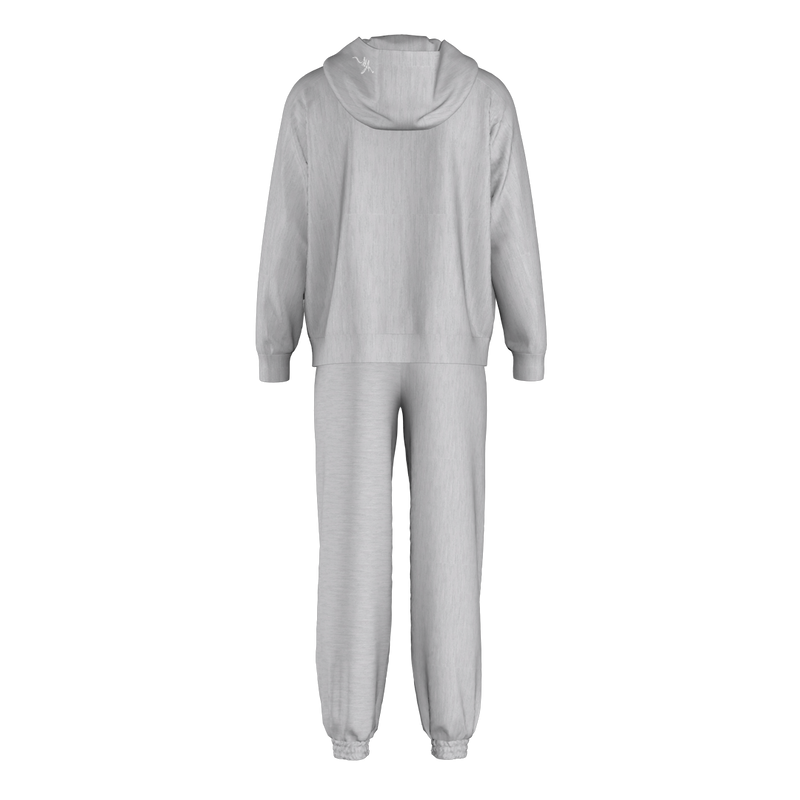 Relax Signature Sweatsuit - Grey | White