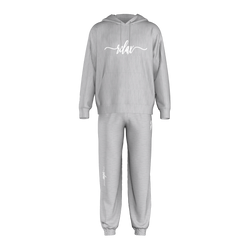 Relax Signature Sweatsuit - Grey | White