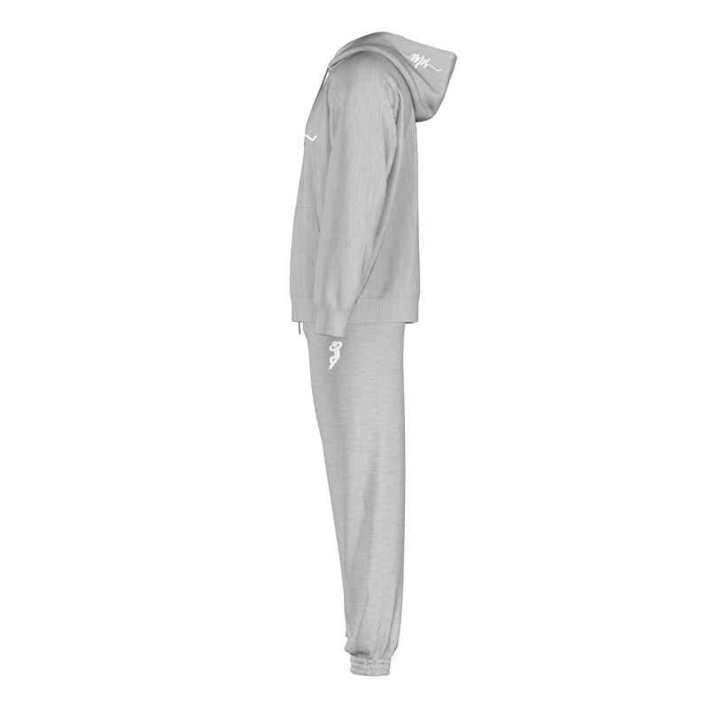 Relax Signature Sweatsuit - Grey | White